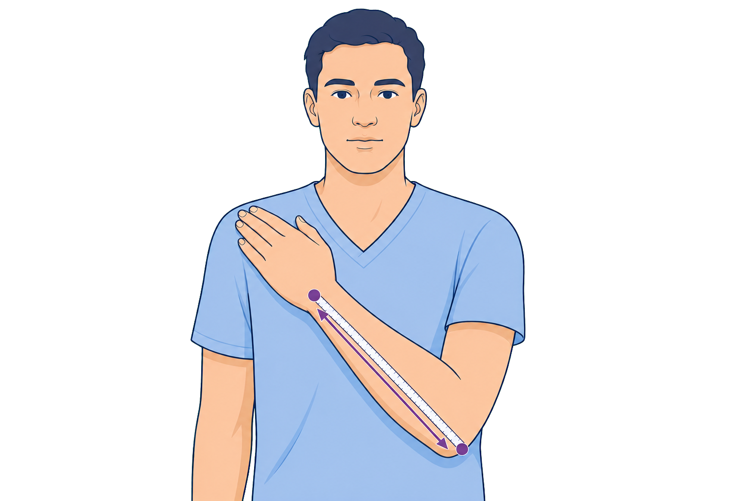 Ulna measurement example
